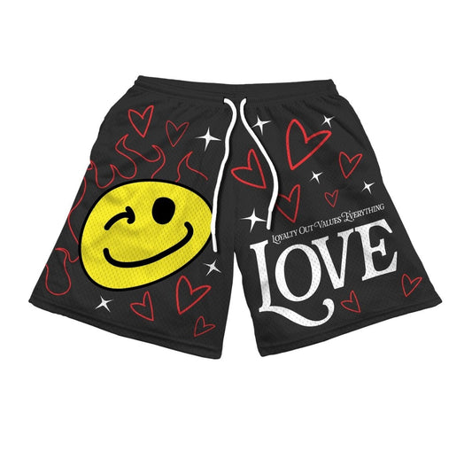 L.O.V.E. Apparel Smiling Stacks Shorts