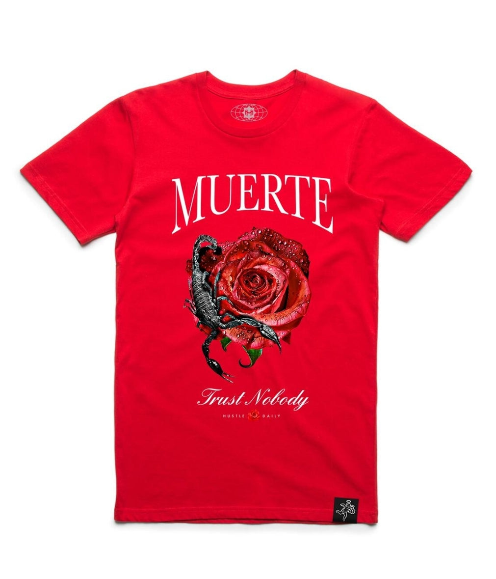 Hasta Muerte Scorpion Rose T-shirt