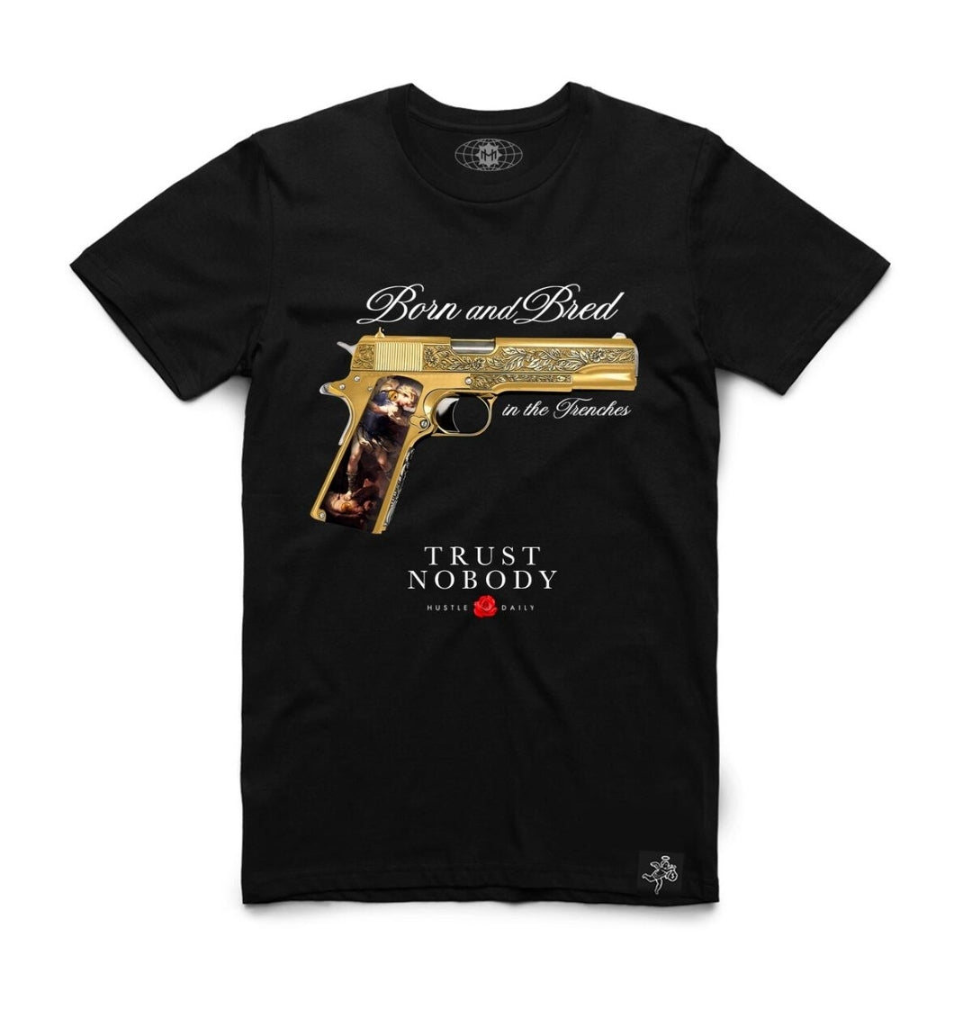 Hasta Muerte Golden Gun T-shirt