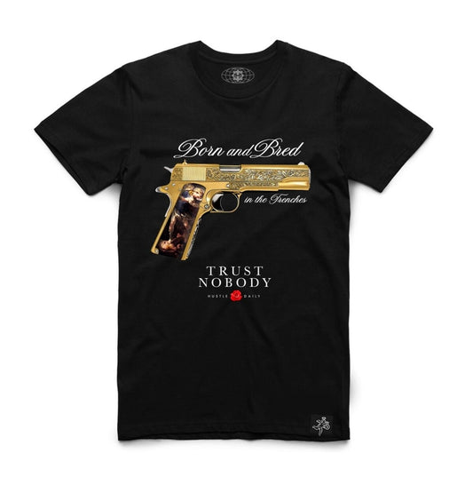 Hasta Muerte Golden Gun T-shirt