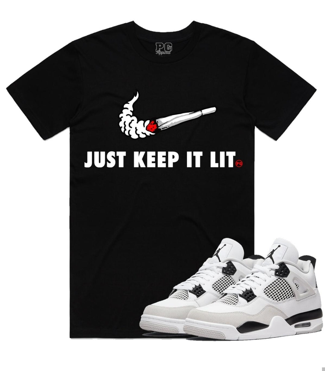 Planet Grapes Keep It Lit T-shirt (Black)