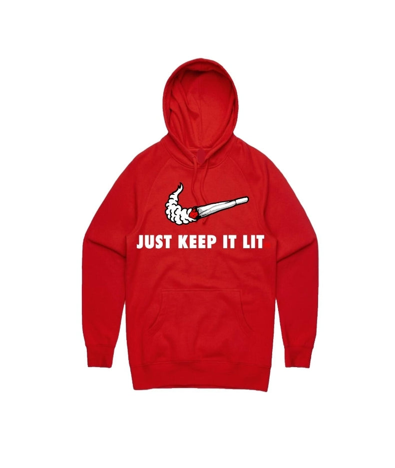 Planet Grapes Just Keep It Lit Hoodie (Red)