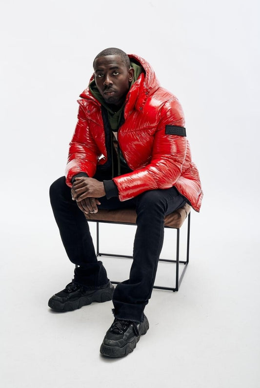 Rebel Minds Puffer Coat (Red)