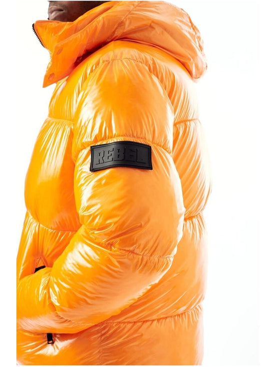 Rebel Minds Puffer Coat (Orange)