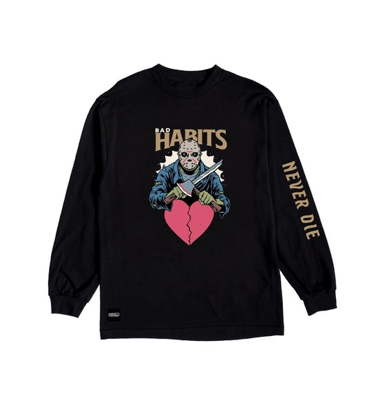 Lonely Hearts Club Bad Habits Never Die Long Sleeve