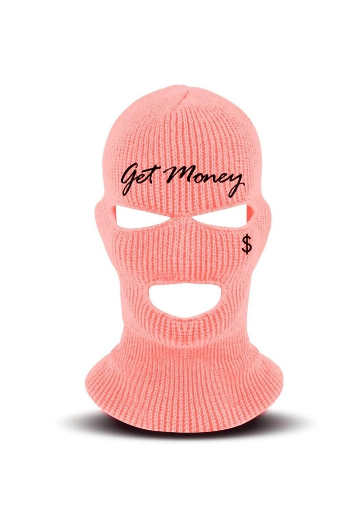 Hasta Muerte Get Money Ski Mask (Pink)