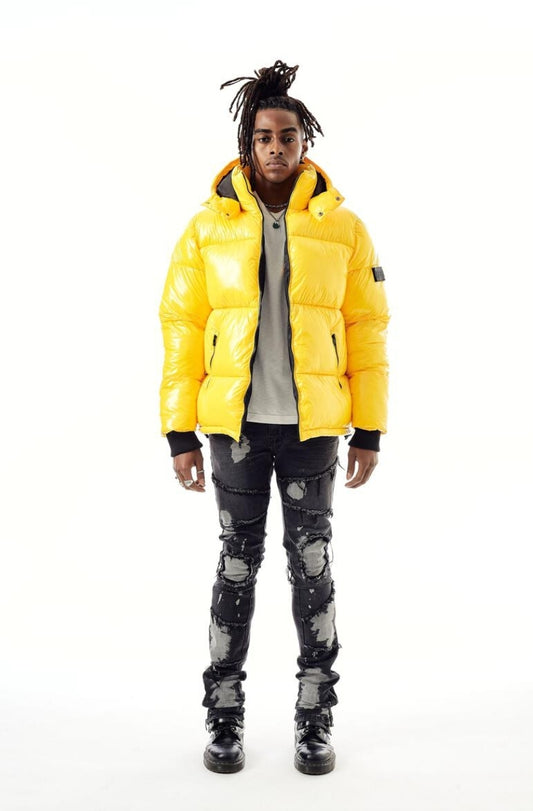 Rebel Minds Puffer Coat (Yellow)