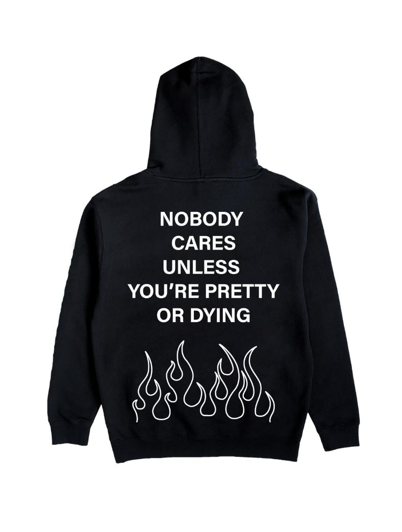 Lonely Hearts Club Nobody Cares Hoodie