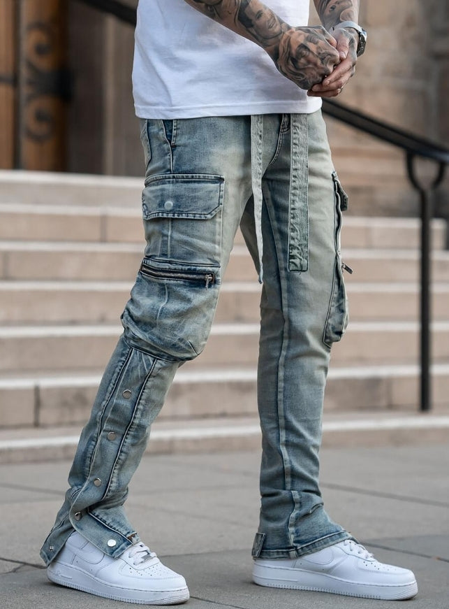 PRSTGE Snap Cargo Jeans