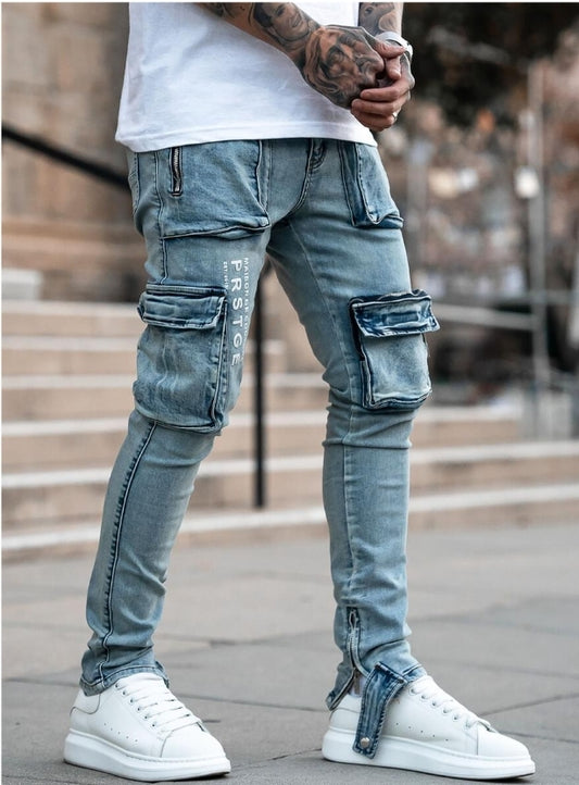 PRSTGE Couture Cargo Jeans