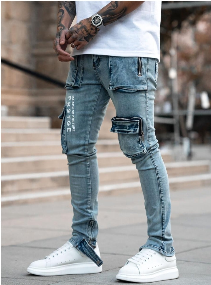 PRSTGE Couture Cargo Jeans
