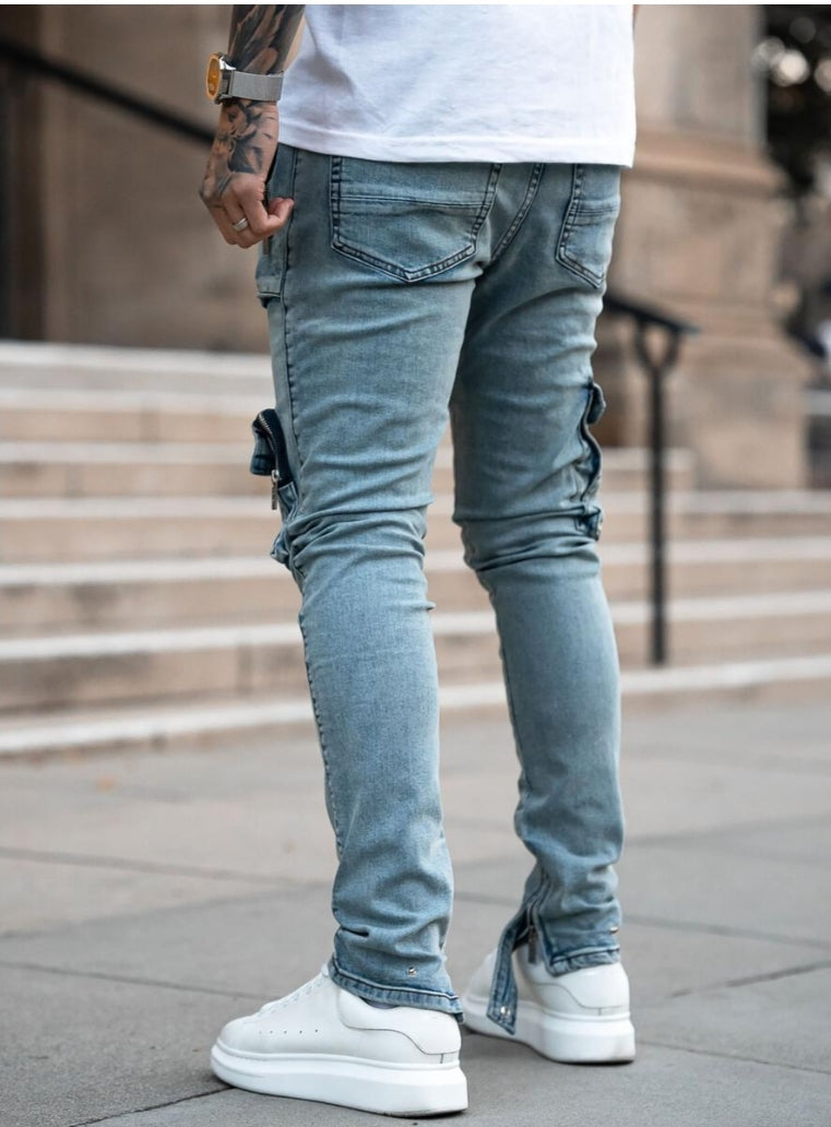 PRSTGE Couture Cargo Jeans