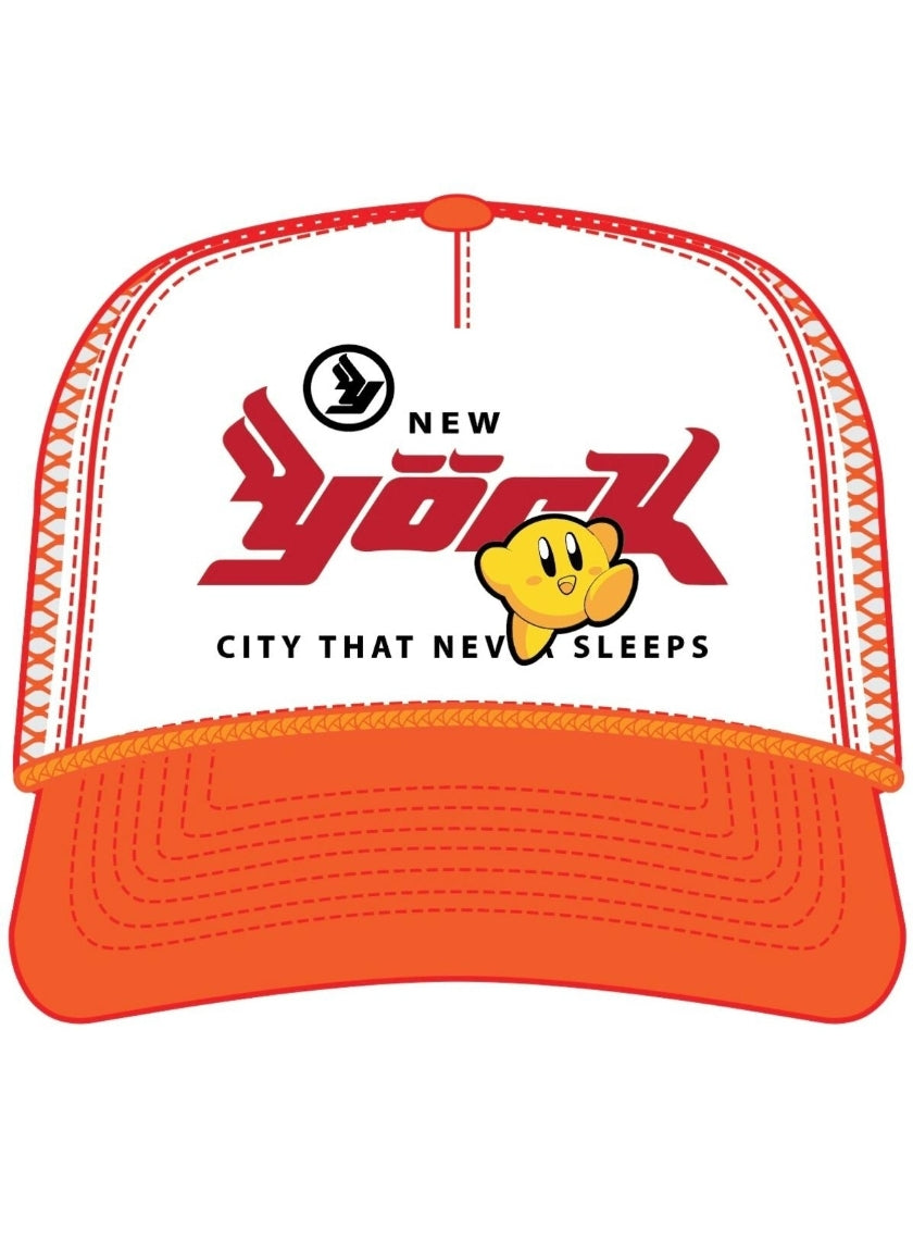 New York City Kirby Trucker Hat (Orange)