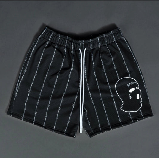 Muerte Barbed Wire Ski Mask Shorts